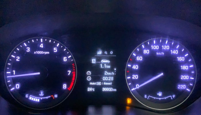 2015 Hyundai Elite i20 ASTA 1.2, Petrol, Manual, 36,700 km, Odometer Image