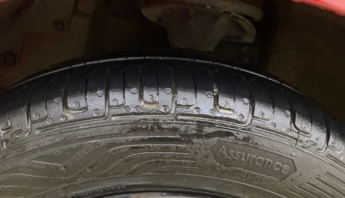 2017 Hyundai Eon 1.0 MAGNA + (O), Petrol, Manual, 34,316 km, Left Front Tyre Tread