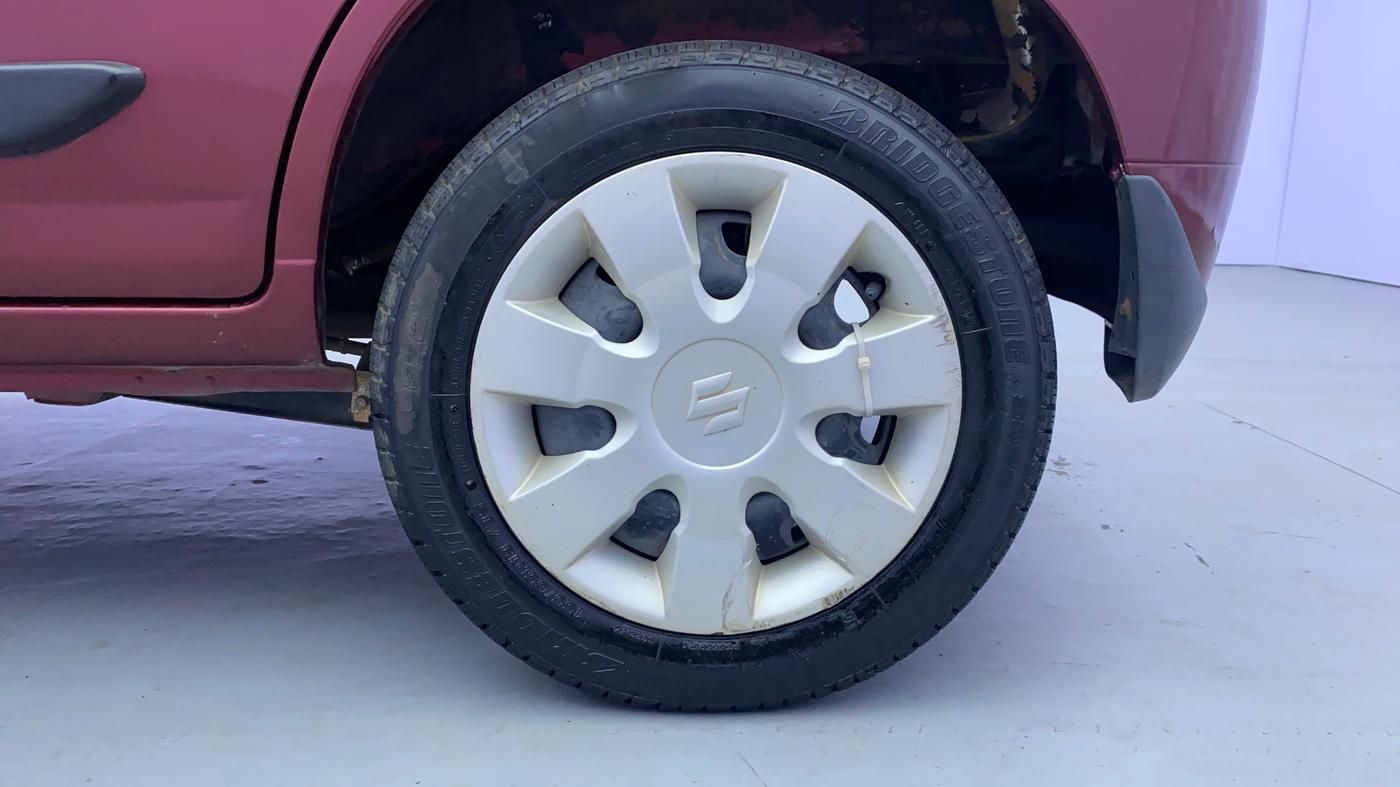 2014 Maruti Alto K10 VXI, Petrol, Manual, 14,519 km, Left Rear Wheel