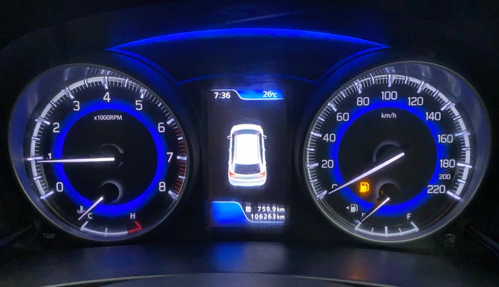 2017 Maruti Baleno ZETA PETROL 1.2, Petrol, Manual, 1,06,263 km, Odometer Image