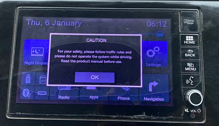 2018 Honda WR-V 1.2L I-VTEC VX MT, Petrol, Manual, 67,230 km, Infotainment System