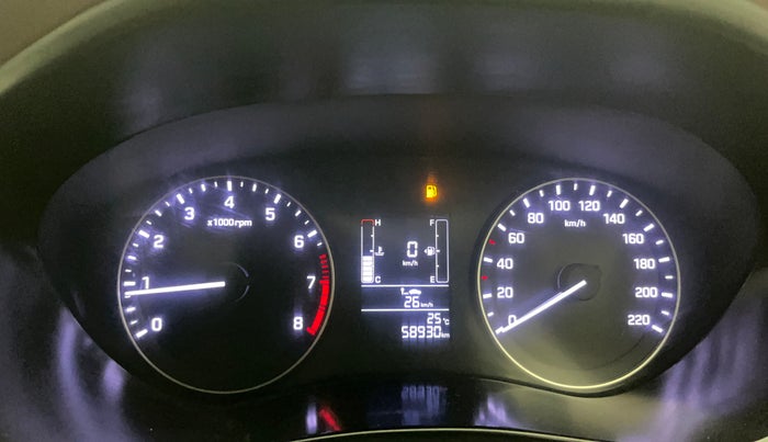 2017 Hyundai Elite i20 SPORTZ 1.2, Petrol, Manual, 58,910 km, Odometer Image