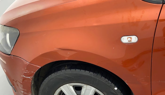 2015 Volkswagen Polo TRENDLINE 1.2L PETROL, Petrol, Manual, 84,433 km, Left fender - Slightly dented