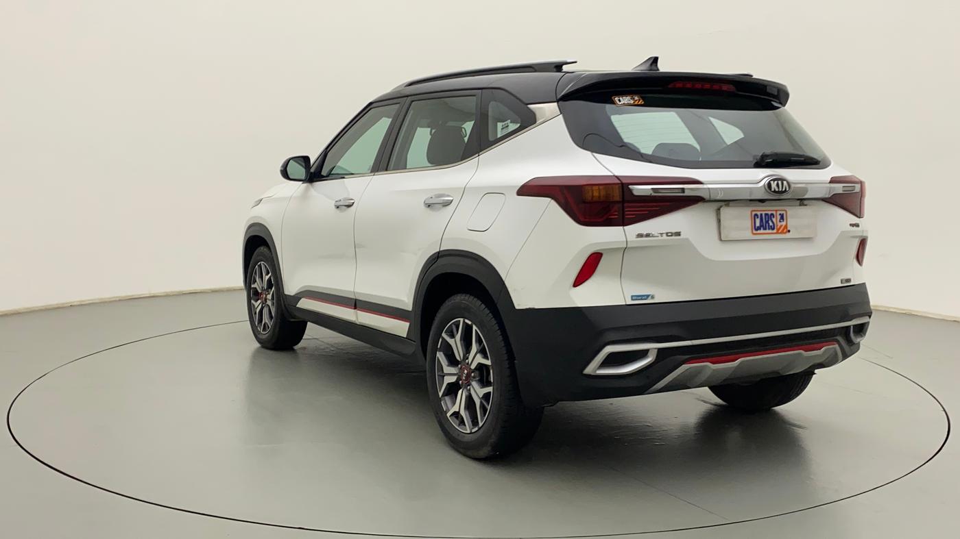 2019 KIA SELTOS GTX 1.4 PETROL DUAL TONE, Petrol, Manual, 11,707 km, Left Back Diagonal