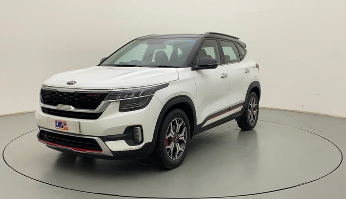 2019 KIA SELTOS GTX 1.4 PETROL DUAL TONE, Petrol, Manual, 11,707 km, Left Front Diagonal