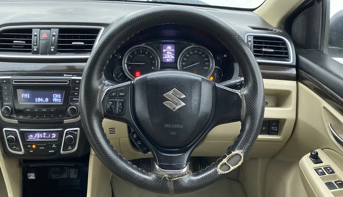 2018 Maruti Ciaz ZETA 1.4 VVT, Petrol, Manual, 57,133 km, Steering Wheel Close Up