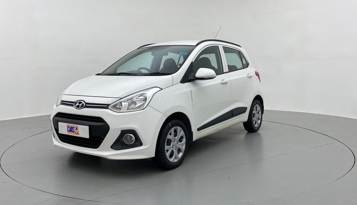 2016 Hyundai Grand i10 SPORTZ 1.2 KAPPA VTVT, Petrol, Manual, 43,720 km, Left Front Diagonal