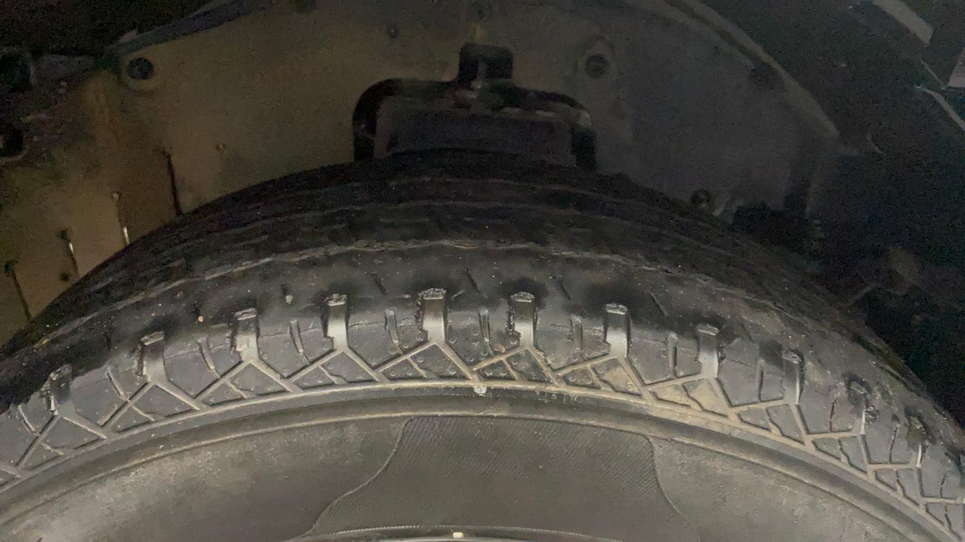 2021 Mahindra Thar LX HT PETROL 4WD MT, Petrol, Manual, 60,573 km, Right Front Tyre Tread