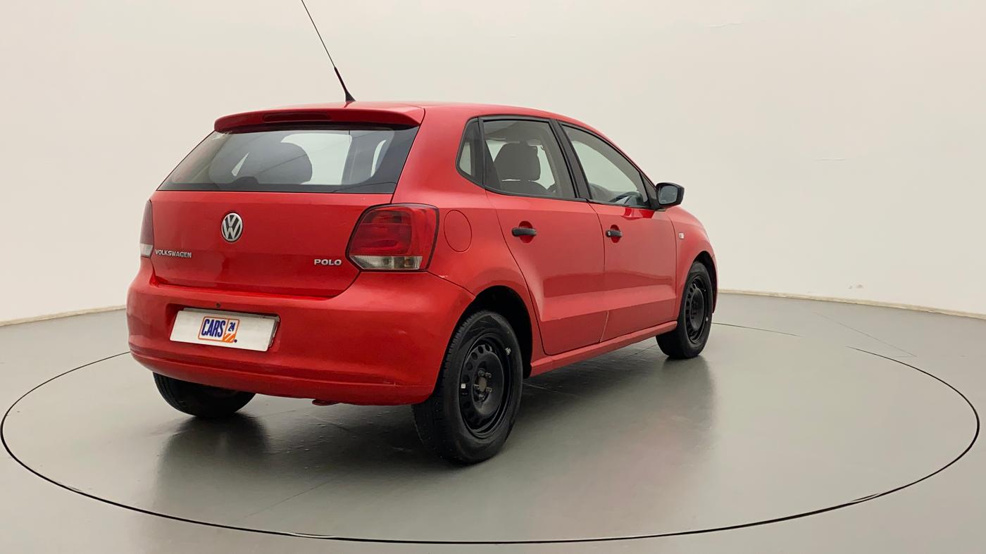 2010 Volkswagen Polo TRENDLINE 1.2L PETROL, Petrol, Manual, 95,672 km, Right Back Diagonal