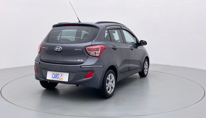 2015 Hyundai Grand i10 SPORTZ 1.2 KAPPA VTVT, Petrol, Manual, 35,513 km, Right Back Diagonal