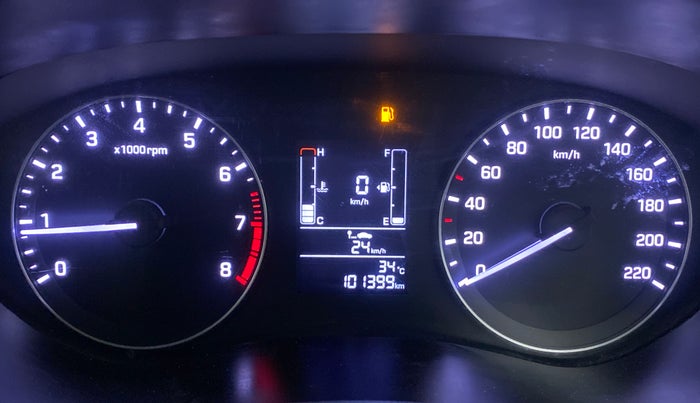 2016 Hyundai Elite i20 SPORTZ 1.2, Petrol, Manual, 1,01,399 km, Odometer Image
