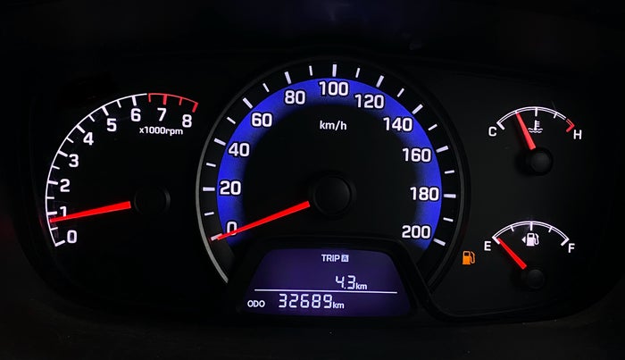 2015 Hyundai Xcent S 1.2, Petrol, Manual, 32,752 km, Odometer Image