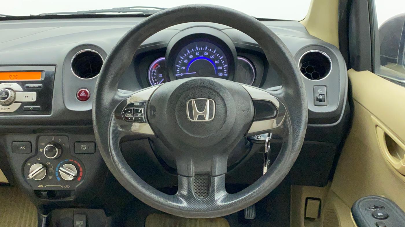2015 Honda Brio 1.2 S MT I VTEC, Petrol, Manual, 63,269 km, Steering Wheel Close Up