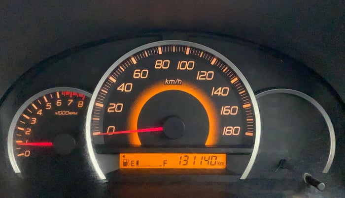 2010 Maruti Wagon R 1.0 VXI, Petrol, Manual, 1,31,140 km, Odometer Image