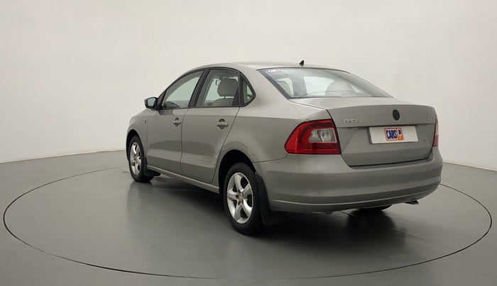 2012 Skoda Rapid ELEGANCE 1.6 TDI CR MT, Diesel, Manual, 92,073 km, Left Back Diagonal