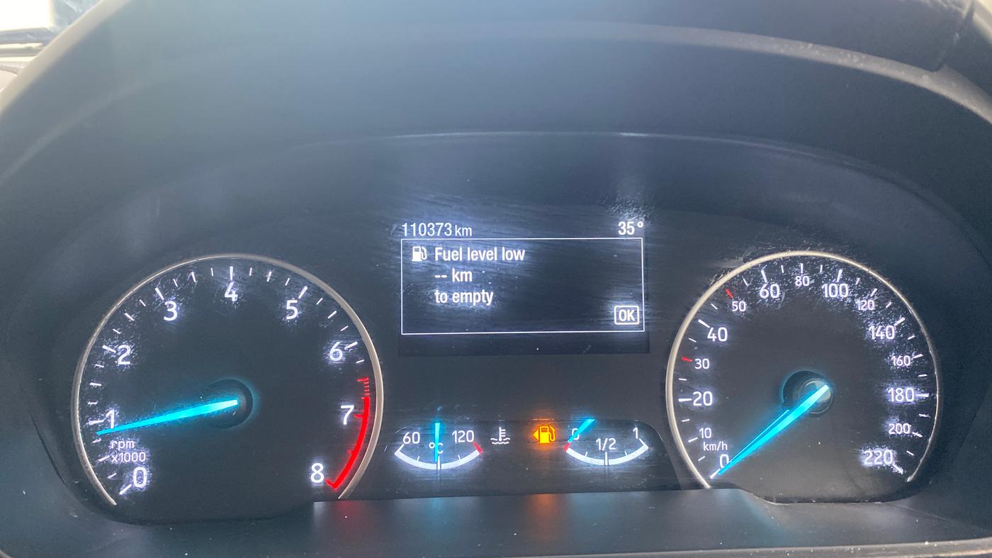 2019 Ford Ecosport TITANIUM 1.5L PETROL, Petrol, Manual, 1,10,355 km, Odometer Image