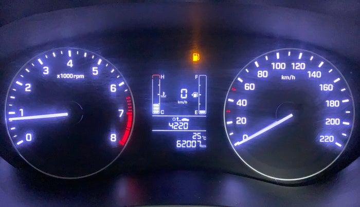 2016 Hyundai Elite i20 SPORTZ 1.2, Petrol, Manual, 62,007 km, Odometer Image