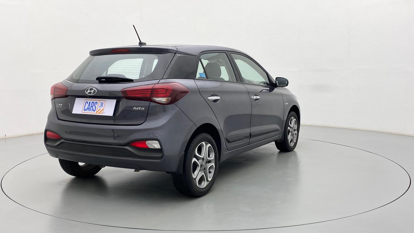 2019 Hyundai Elite i20 1.2  ASTA (O) CVT, Petrol, Automatic, 10,752 km, Right Back Diagonal