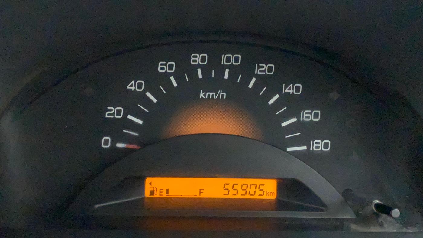2012 Maruti Wagon R 1.0 LXI, Petrol, Manual, 55,994 km, Odometer Image