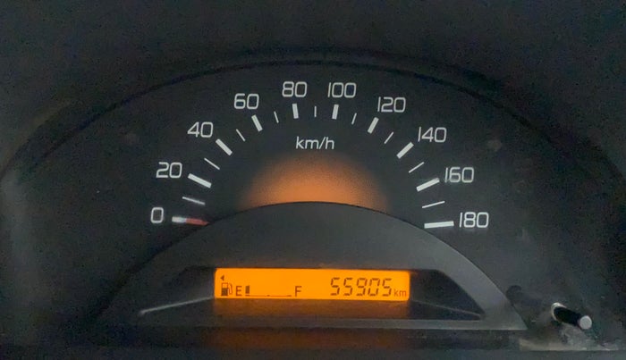 2012 Maruti Wagon R 1.0 LXI, Petrol, Manual, 55,994 km, Odometer Image