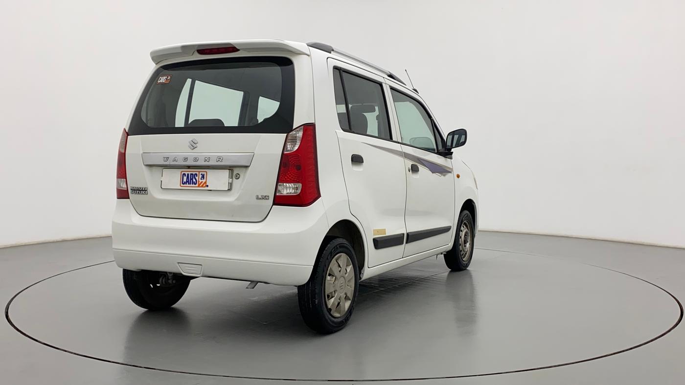 2012 Maruti Wagon R 1.0 LXI, Petrol, Manual, 55,994 km, Right Back Diagonal