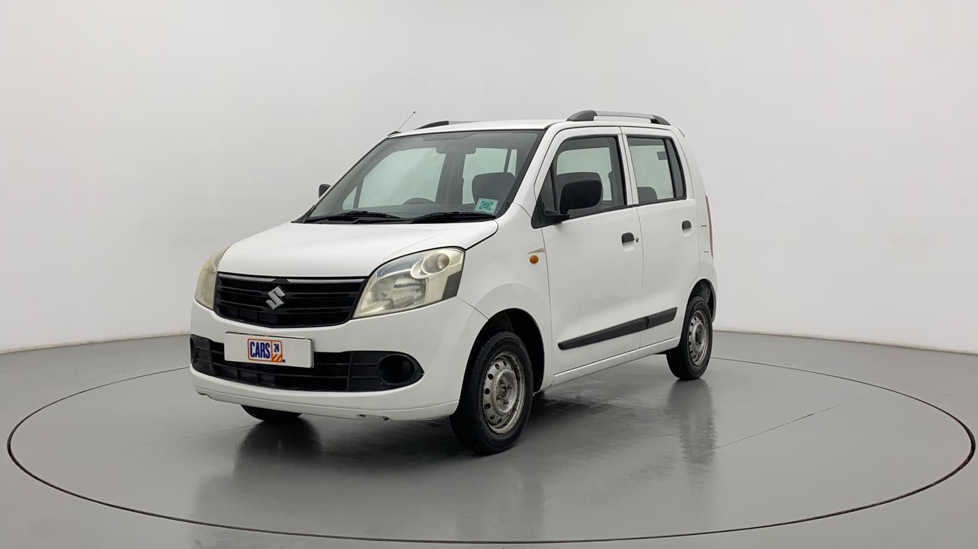 2012 Maruti Wagon R 1.0 LXI, Petrol, Manual, 55,994 km, Left Front Diagonal