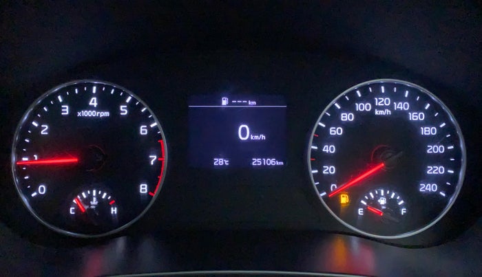 2019 KIA SELTOS HTX 1.5 PETROL MT, Petrol, Manual, 25,817 km, Odometer Image