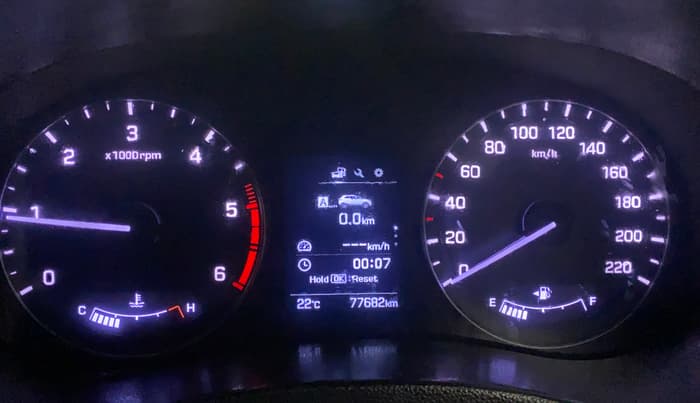 2016 Hyundai Creta SX (O) 1.6 DIESEL, Diesel, Manual, 77,649 km, Odometer Image