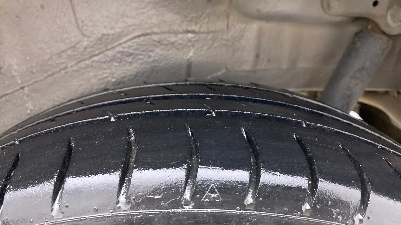 2013 Maruti Wagon R 1.0 VXI, Petrol, Manual, 91,405 km, Left Rear Tyre Tread