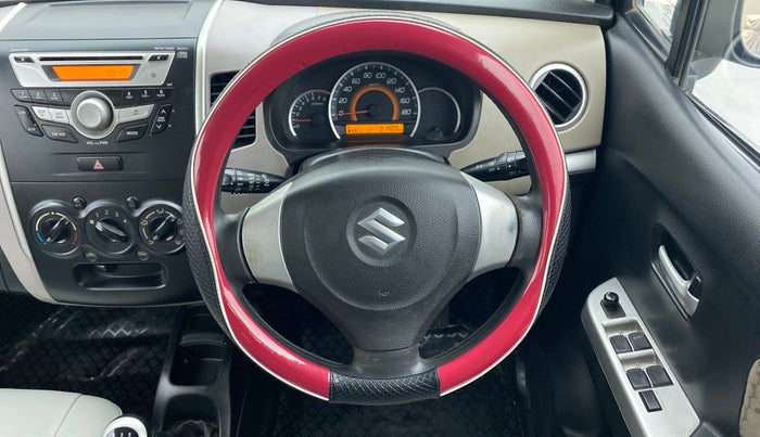 2013 Maruti Wagon R 1.0 VXI, Petrol, Manual, 91,405 km, Steering Wheel Close Up