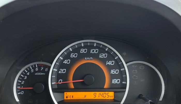 2013 Maruti Wagon R 1.0 VXI, Petrol, Manual, 91,405 km, Odometer Image