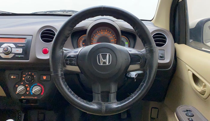 2014 Honda Brio S MT, Petrol, Manual, 87,590 km, Steering Wheel Close Up