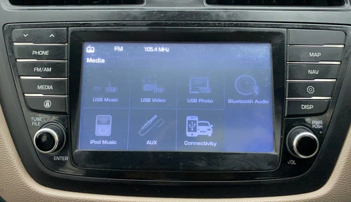 2017 Hyundai Elite i20 ASTA 1.2, Petrol, Manual, 20,448 km, Infotainment System