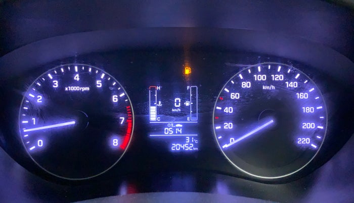 2017 Hyundai Elite i20 ASTA 1.2, Petrol, Manual, 20,448 km, Odometer Image