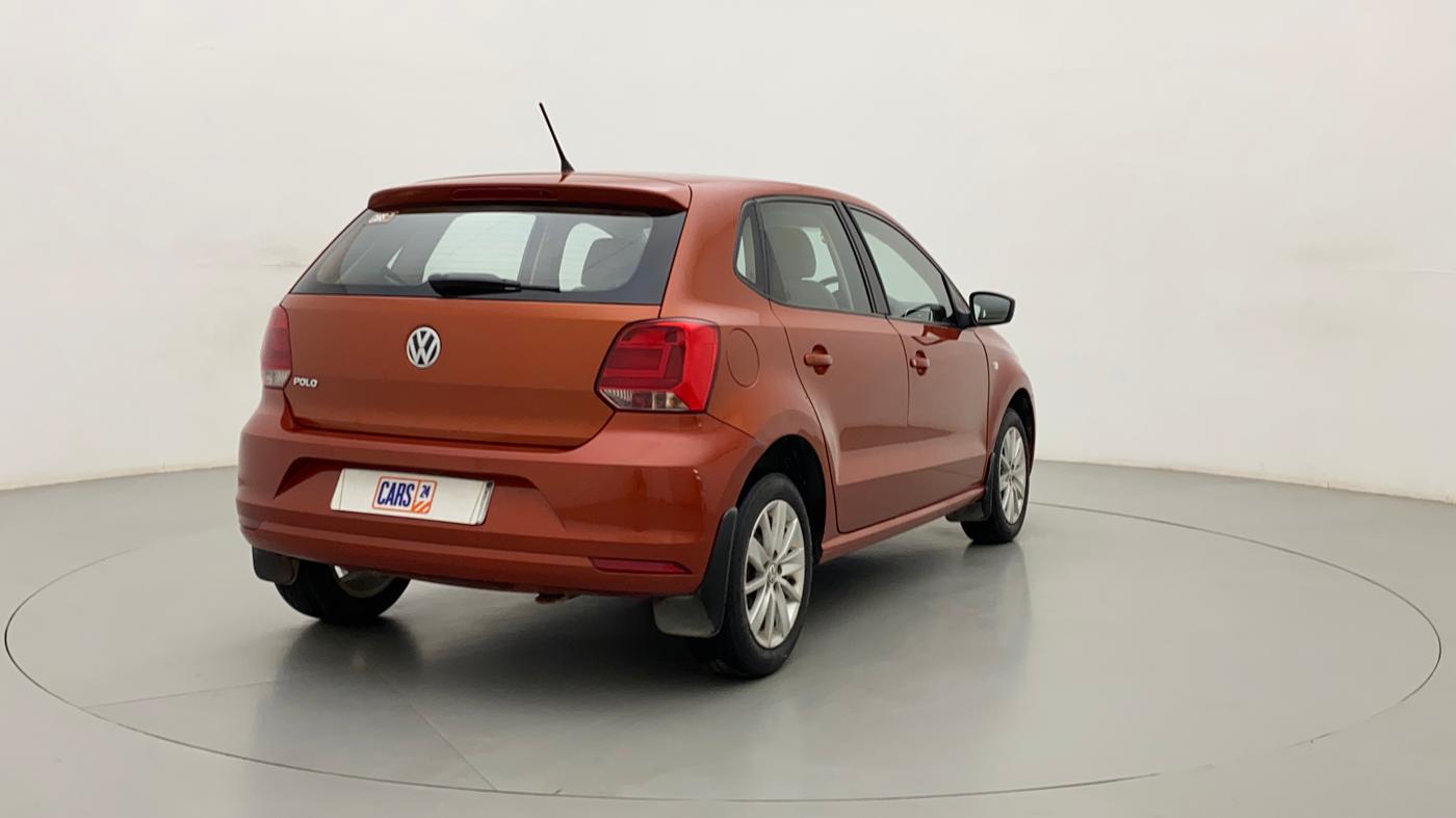 2014 Volkswagen Polo HIGHLINE1.2L, Petrol, Manual, 37,711 km, Right Back Diagonal