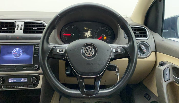 2018 Volkswagen Vento HIGHLINE DIESEL 1.5, Diesel, Manual, 1,06,080 km, Steering Wheel Close Up