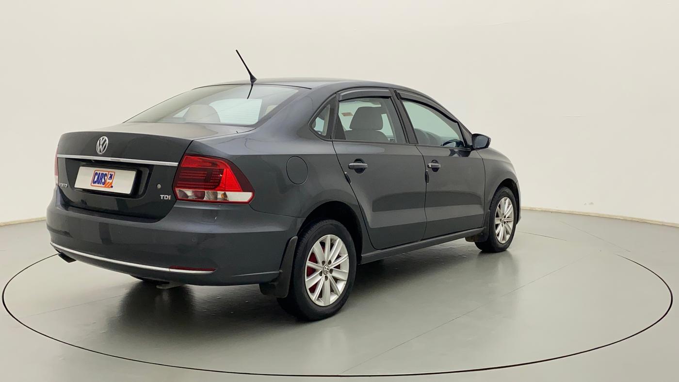 2018 Volkswagen Vento HIGHLINE DIESEL 1.5, Diesel, Manual, 1,06,080 km, Right Back Diagonal