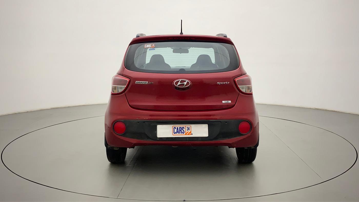 2017 Hyundai Grand i10 SPORTZ (O) 1.2 KAPPA VTVT, Petrol, Manual, 70,972 km, Back/Rear