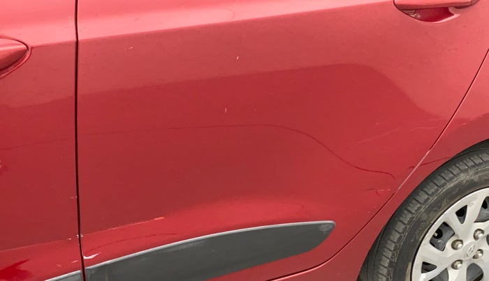 2017 Hyundai Grand i10 SPORTZ (O) 1.2 KAPPA VTVT, Petrol, Manual, 70,972 km, Rear left door - Minor scratches