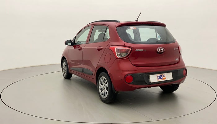 2017 Hyundai Grand i10 SPORTZ (O) 1.2 KAPPA VTVT, Petrol, Manual, 70,972 km, Left Back Diagonal