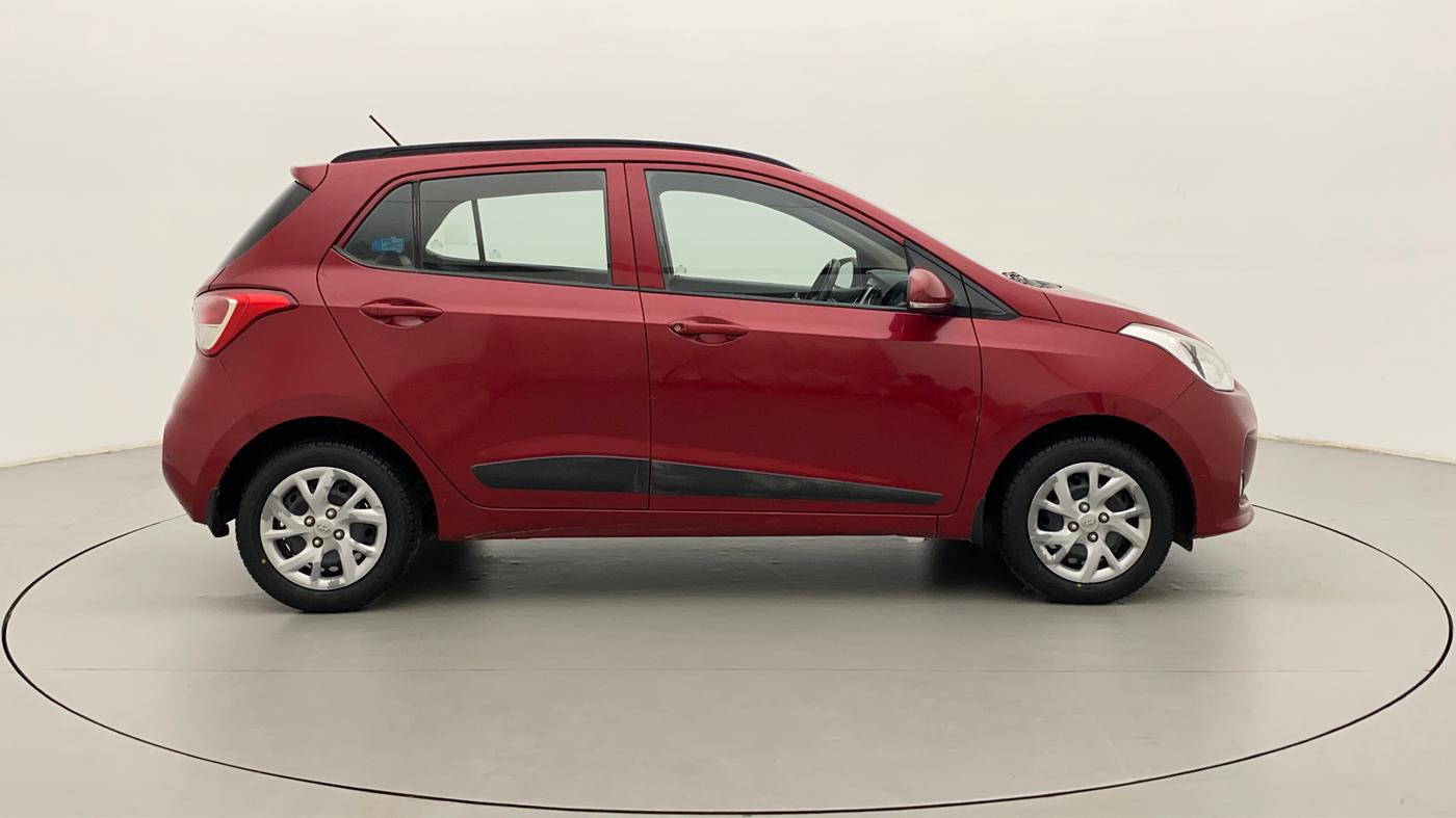 2017 Hyundai Grand i10 SPORTZ (O) 1.2 KAPPA VTVT, Petrol, Manual, 70,972 km, Right Side View