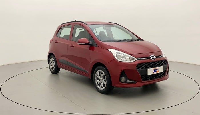 2017 Hyundai Grand i10 SPORTZ (O) 1.2 KAPPA VTVT, Petrol, Manual, 70,972 km, Right Front Diagonal