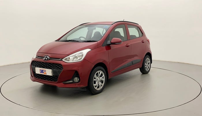 2017 Hyundai Grand i10 SPORTZ (O) 1.2 KAPPA VTVT, Petrol, Manual, 70,972 km, Left Front Diagonal