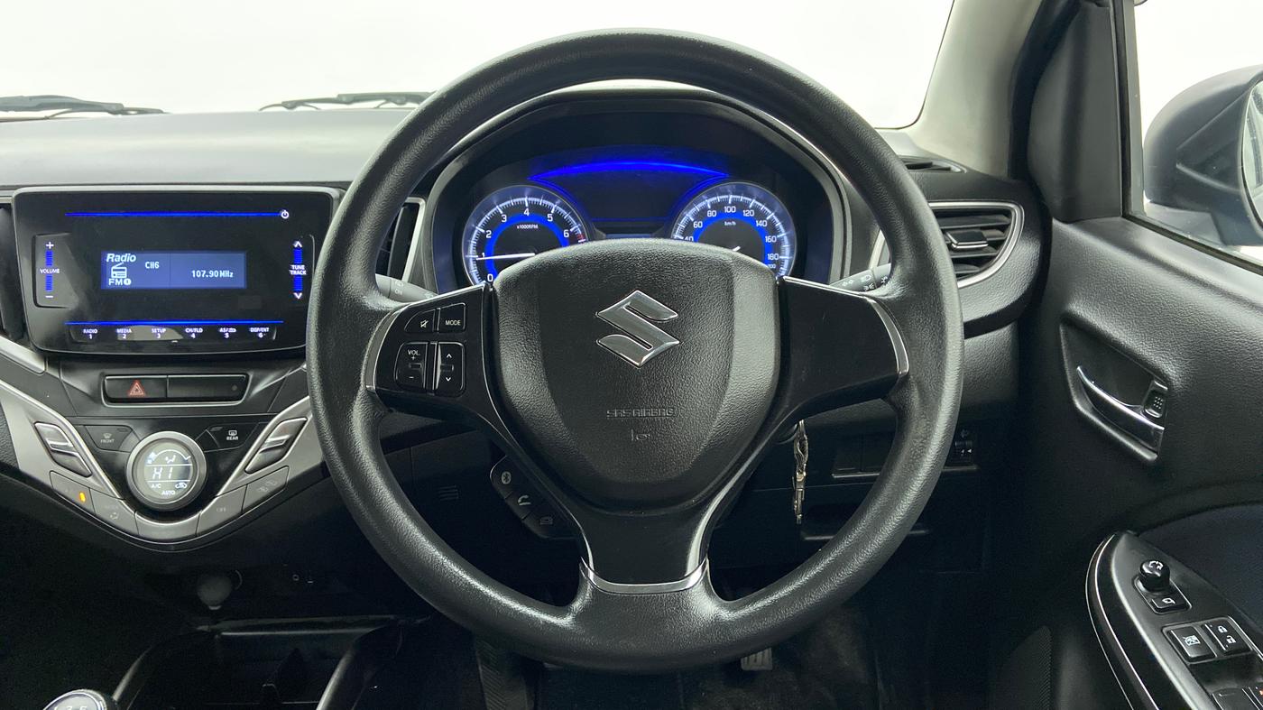 2019 Maruti Baleno DELTA PETROL 1.2, Petrol, Manual, 48,440 km, Steering Wheel Close Up