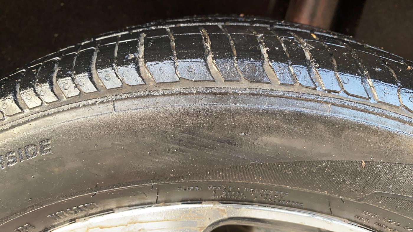 2019 Toyota Glanza V, Petrol, Manual, 53,194 km, Left Rear Tyre Tread