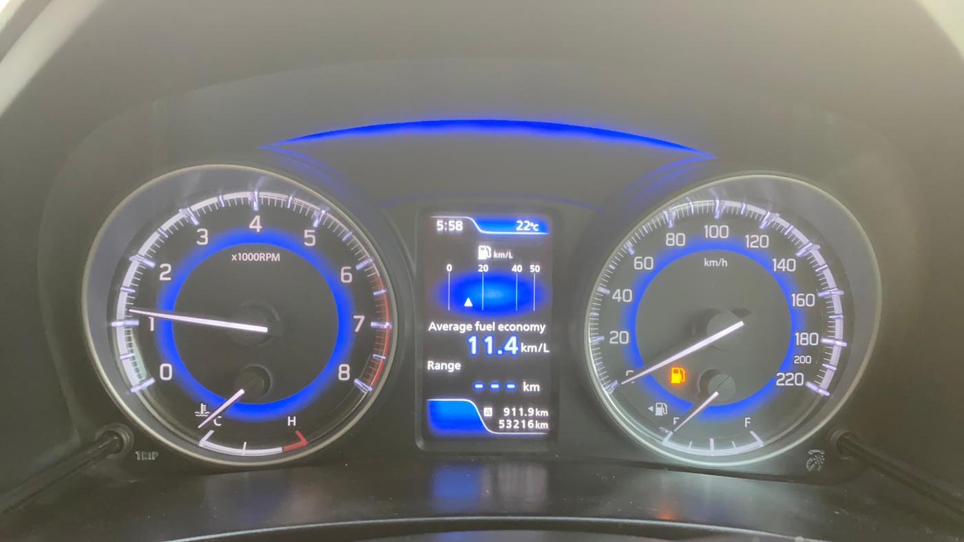 2019 Toyota Glanza V, Petrol, Manual, 53,194 km, Odometer Image