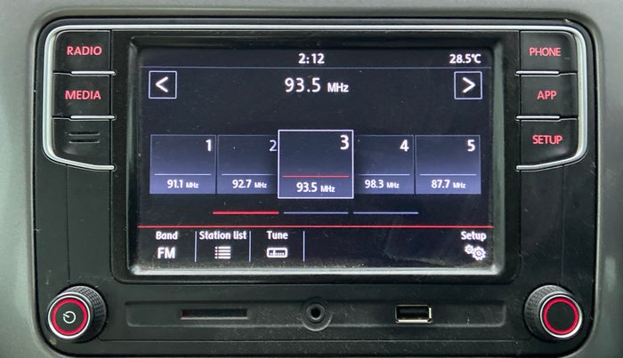 2021 Volkswagen Vento HIGHLINE PLUS 1.0L TSI AT, Petrol, Automatic, 17,712 km, Infotainment System