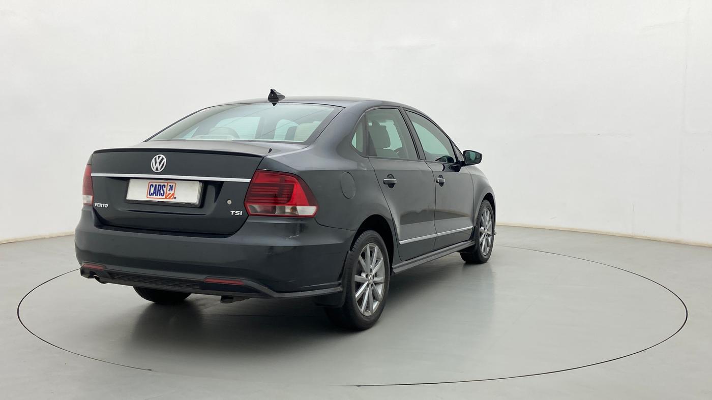 2021 Volkswagen Vento HIGHLINE PLUS 1.0L TSI AT, Petrol, Automatic, 17,712 km, Right Back Diagonal