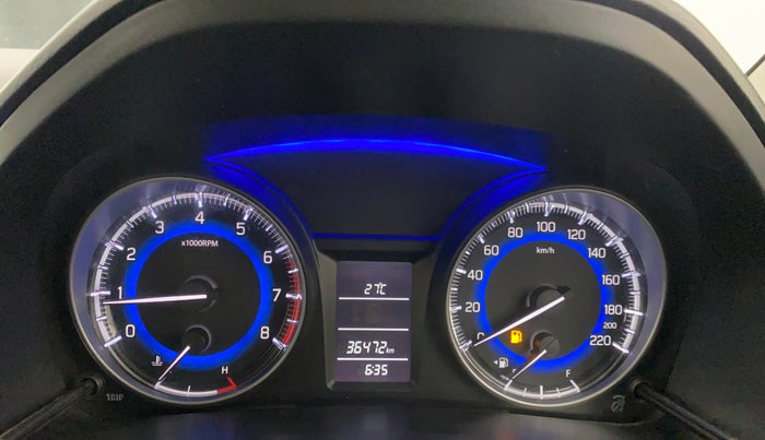 2019 Maruti Baleno DELTA PETROL 1.2, Petrol, Manual, 36,472 km, Odometer Image