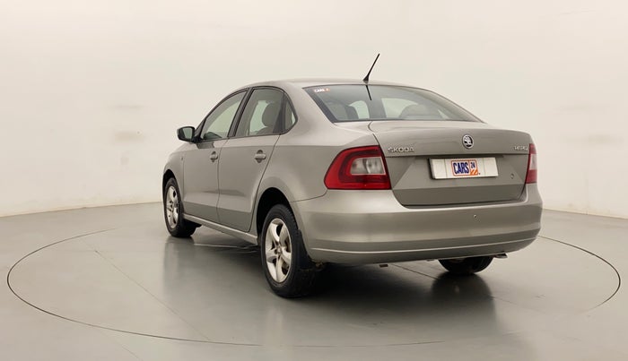 2013 Skoda Rapid ELEGANCE 1.6 MPI MT, Petrol, Manual, 1,14,710 km, Left Back Diagonal
